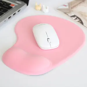 2019 Hot Sell Mouse Pad Promotion Gifts Gaming Mousepad for Silicone Mouse Pad with Wrist Rest Pink