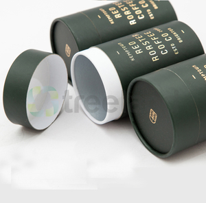 Bao Bì Cà Phê Ưa Thích Hộp Tùy Chỉnh Hộp Giấy Hình Trụ - Product Image 4