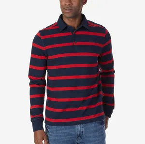 long sleeve polo shirt striped polo shirt import