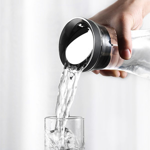 780ml/1.3L/1.8L brocca pentole per <span class=keywords><strong>acqua</strong></span> in <span class=keywords><strong>vetro</strong></span> con coperchio in acciaio inossidabile resistente al calore per <span class=keywords><strong>caraffa</strong></span> calda/fredda - Product Image 5