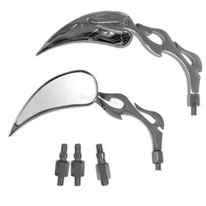 Fit für verschiedene Größe Universal Motorrad Rückspiegel, Aluminium Seitens piegel Lenker Spiegel für Motorrad JYM-024