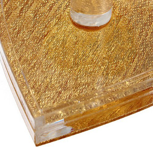 12 Lỗ Trang Điểm Nail Gel Pen Chủ Vàng Phần Còn Lại Đứng Hiển Thị Mỹ Phẩm <span class=keywords><strong>Display</strong></span> Đứng Acrylic Hình Trái Tim Bàn Chải Chủ - Product Image 6