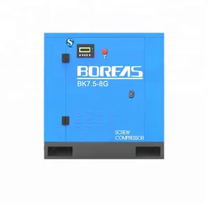 中国供应商开山BK7.5-8G 1.2立方米/min固定式螺杆空压机7.5Kw