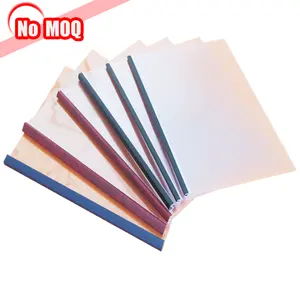 NO MOQ Professional Manufacture Kristall a4 PVC Wärme bindung Deckblatt