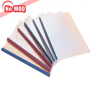 Geen Moq Professionele Vervaardiging Crystal A4 Pvc Thermische Binding Voorblad