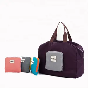 2018 Wholesale Hot Light Weight Custom Sports Travel Foldable Duffel Bag