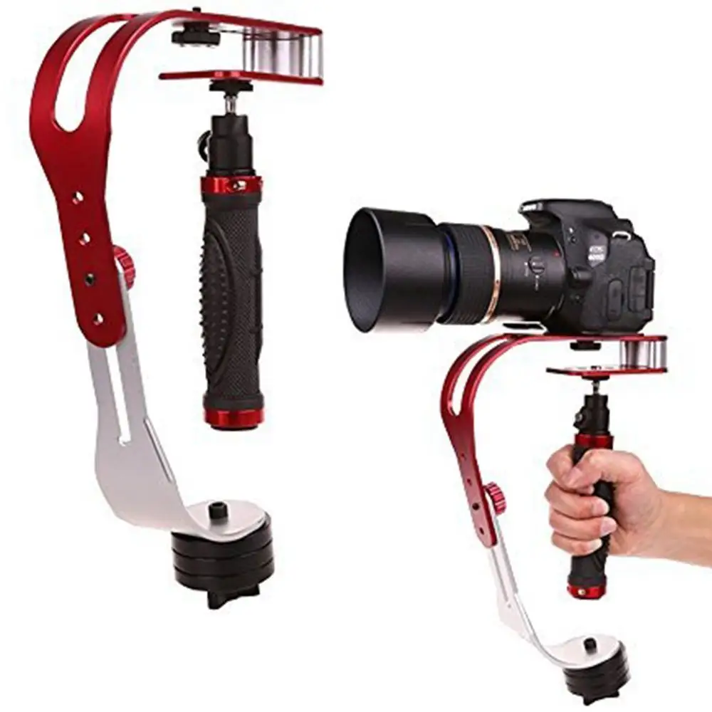 Handheld video Camera Stabilizer Costante, perfetto per Cannon, Nikon o qualsiasi fotocamera DSLR fino a 2.1 libbre Con Smooth Pro Vece