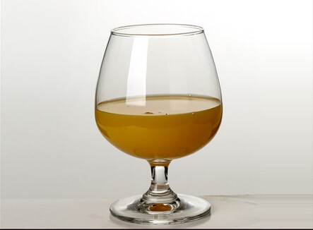 Haonai Short stem Brandy Snifter Glasses--Liquor Glass Bar Cups