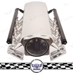Nuevo Elemento LS1 LS2 LS6 Puerto Catedral 102mm Plata de Aluminio Pulido Colector De Admisión - Product Image 1