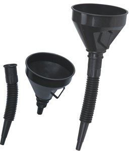 Funil de óleo de plástico para carro, tubo longo de 135mm, grande, colorido, transparente, de plástico - Product Image 1