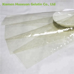 Lembaran Gelatin Daun Organik Halal Grade Makanan 5g, Bahan Penyedap Rasa, Bahan Dasar Permen Karet, Grosir - Product Image 2