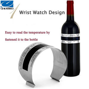 Thermomètre de <span class=keywords><strong>bouteille</strong></span> de <span class=keywords><strong>vin</strong></span> à lecture instantanée pour mesurer la température du <span class=keywords><strong>vin</strong></span> Champagne Whisky & Ale - Product Image 2