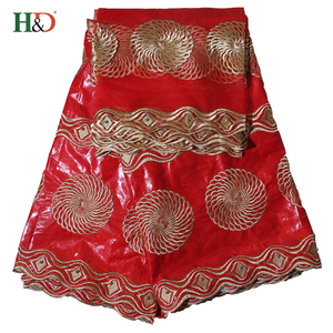 H & D 2018 Style De Mode En Gros de Haute Qualité Bazin Riche Broderie En Chine - Product Image 3