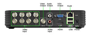 8 채널 미니 DVR 2CH D1 + 6CH CIF CCTV DVR 960H 보안 시스템 H.264 DVR 레코더