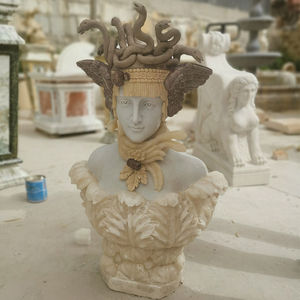 Scultura Moderna di Donna Nuda in Marmo Naturale, Statua da Giardino del Corpo Femminile Nudo - Product Image 4