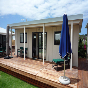 모듈 형 3 침실 컨테이너 하우스 빌라 호텔 사무실 키오스크 화장실 사용을위한 조립식 목재 및 스틸 코치 하우스 - Product Image 5