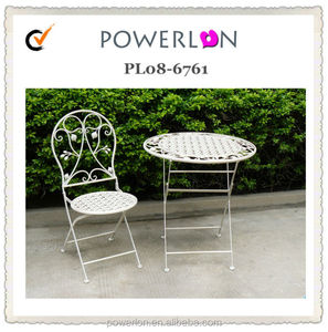 Ensemble <span class=keywords><strong>de</strong></span> Patio en métal, fait à la main, Table pliable, avec chaise <span class=keywords><strong>de</strong></span> Style Vintage, mobilier pour <span class=keywords><strong>jardin</strong></span>, hôtel, restaurant, offre spéciale - Product Image 5