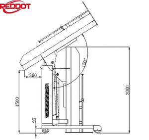 Reddot, equipo de manipulación de tambor de diseño especial, volquete de tambor de aceite portátil, elevador apilador de tambor eléctrico - Product Image 3