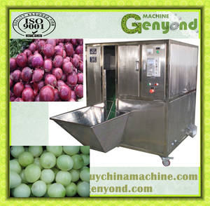 Usine Genyond Offres Spéciales éplucheur d'oignons industriel entièrement automatique épluchage et racines queues deux edds machine de découpe - Product Image 3