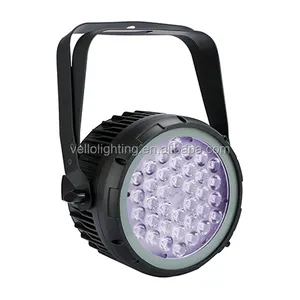 Vello luz de led uv 36x3w, luz pode par uv (led eif colorpar36 uv) par interno