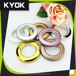 Anneaux décoratifs pour rideaux, œillets en plastique pour rideaux - Product Image 3