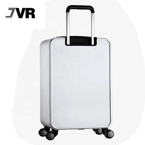 Aluminum <strong>Trolly</strong> Rose Gold Front Open Traveling Bags <strong>Sample</strong> Luggage Suitcase