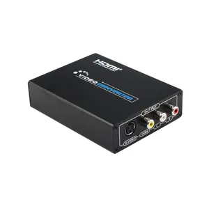 Harga grosir konverter HDMI ke CVBS/s-video 1080P konverter HDMI ke av mendukung adaptor PAL/NTSC