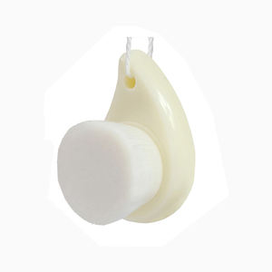 Commercio all'ingrosso manuale di sicurezza profonda pulizia viso cura della pelle del viso di lavaggio pennello con manico in plastica e super vegan morbidi capelli sintetici - Product Image 2