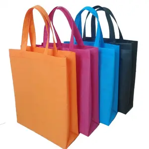 Low Price 100 PP Spunbond Nonwoven Shopping Bag Tote Bag Eco-friendly For Supermarket/Market