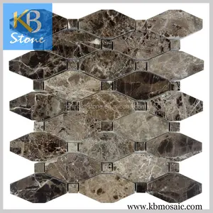 床タイルインテリア背景中国供給磨かれたエンペラドールダーク大理石タイル壁天然石大理石