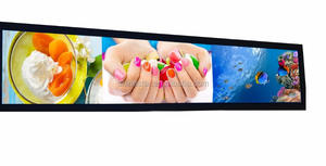 Moniteur d'affichage TFT ultra large de 28 "29" pouces haute luminosité barre de lecteur de publicité vidéo LCD étirée - Product Image 2