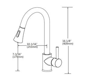 Nouveau <span class=keywords><strong>robinet</strong></span> <span class=keywords><strong>de</strong></span> cuisine à poignée unique en laiton cUPC - Product Image 6
