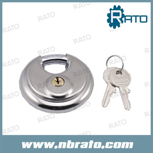 Rg-046 acero inoxidable 70mm pastel redondo de bloqueo candado de disco - Product Image 1