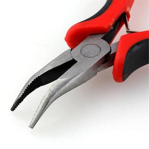 Alicate de extensão de cabelo, ferramenta profissional de extensão de cabelo com 100 peças de 5mm, micro anéis de silicone, gancho de gravata de cabelo - Product Image 4