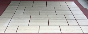 Revestimiento de la pared exterior crema Moca losas de mármol venta piedra caliza - Product Image 3