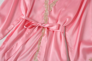 Womens Satin Three Piece <strong>Sexy</strong> Lace Pajamas <strong>Set</strong> Long Sleeve Nighties Evening Loungewear Pyjamas Women Sleepwear 3pcs <strong>PJ</strong> <strong>Set</strong> - Product Image 3