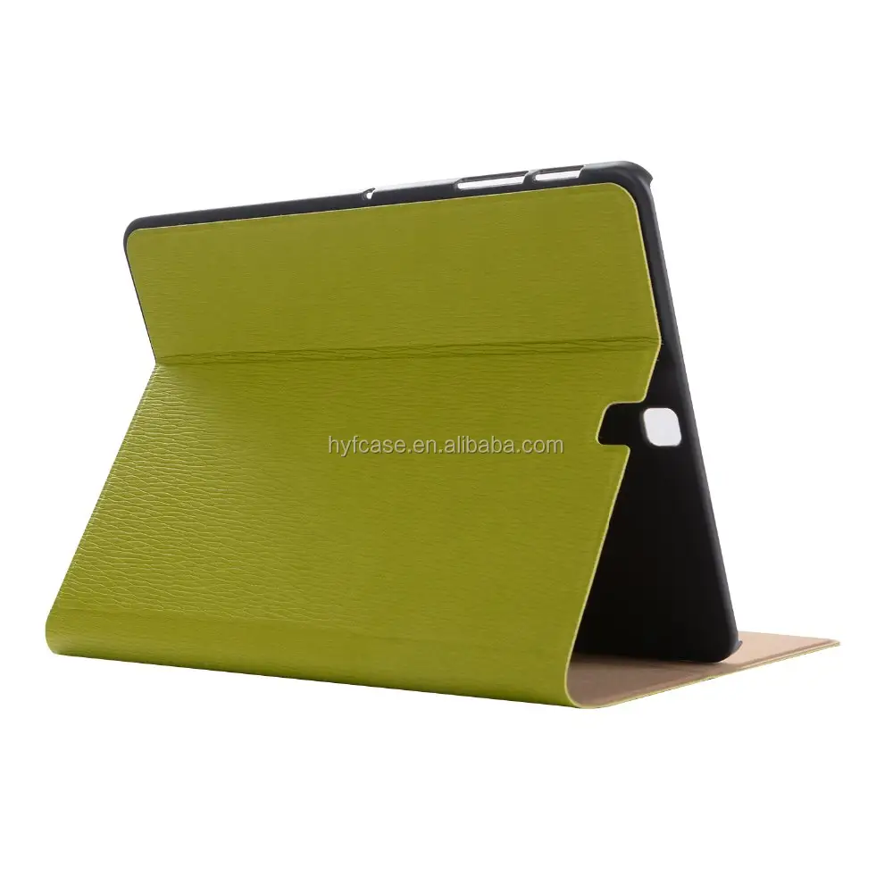 Folding Leather Case for Samsung Galaxy Tab S2, for Samsung Galaxy Tab S2 9.7 inch T815 PU Leather Case