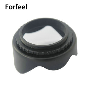 Forfeel <span class=keywords><strong>Prix</strong></span> d'usine en gros Pare-soleil professionnel pour objectif photo 49-82mm en forme de fleur, fabriqué en Chine - Product Image 2