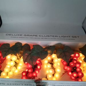 Harvest Spring Decoration Clear Bulb <strong>Light</strong> <strong>Grape</strong> Cluster <strong>Light</strong> Garden <strong>Decorative</strong> <strong>Light</strong> - Product Image 3