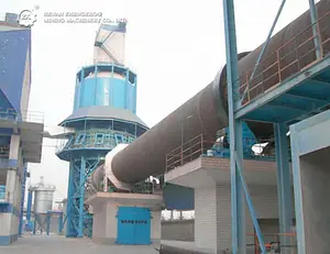 Rotary kiln limestone calcination for lime calcining plant