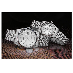 Reloj <span class=keywords><strong>de</strong></span> Pulsera Vogue para Parejas, Modelo 1148, Cuarzo, Completamente en Acero Inoxidable - Product Image 2
