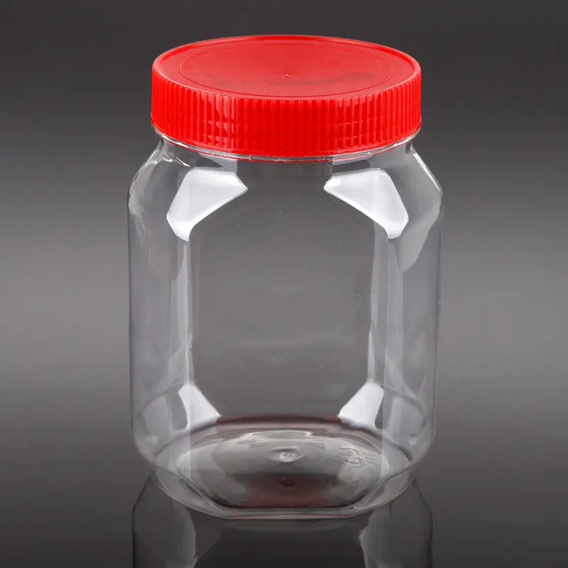 Botol Plastik Madu dengan Tutup Sekrup & Guci-Perusahaan Plastik US 1L