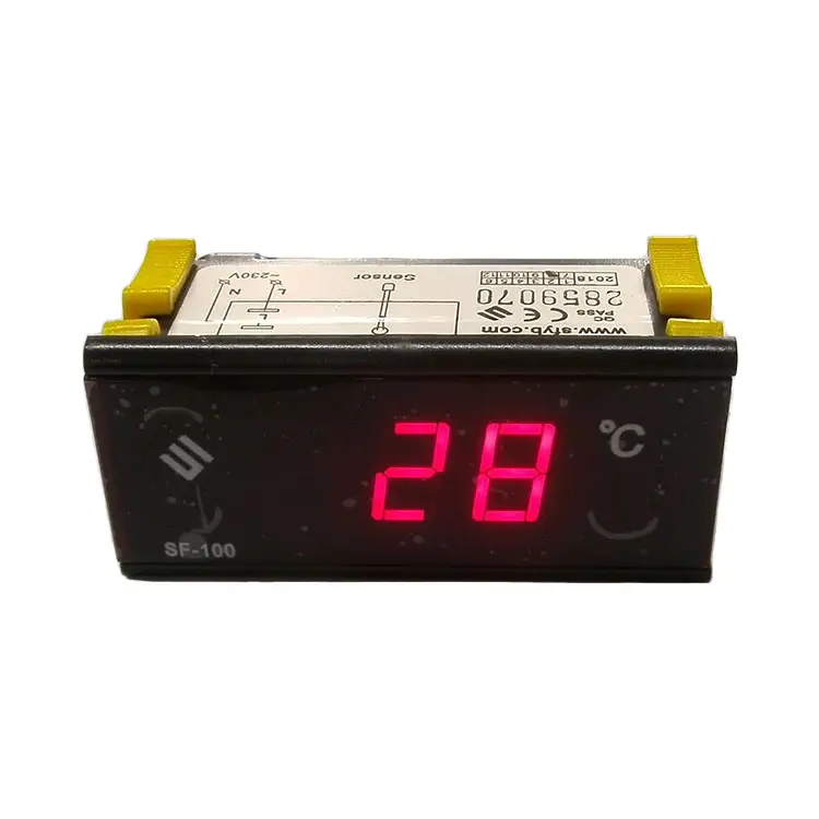 Termometer Digital Kulkas/Freezer LED, SF-100P Dapur Pengukur Temperatur