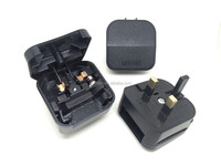 Adaptateur de prise UK, convertisseur de prise EU vers UK, 2 broches vers 3 broches, Europe vers UK, homologation BS CE BS-1363 UKCA