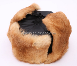 Gorro de Piel de <span class=keywords><strong>Lobo</strong></span> para <span class=keywords><strong>Hombre</strong></span>, Estilo Lei Feng, para Invierno, Cálido, de Piel Auténtica - Product Image 4