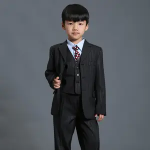 100% polyester Wholesale children clothing set boys wedding suits 2-13year