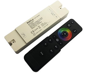 DLV004 RF 2,4G <span class=keywords><strong>4</strong></span> zoneS RGBCW RGBWW Controlador <span class=keywords><strong>LED</strong></span> sincronización inalámbrica 5ch controlador de tira - Product Image 2