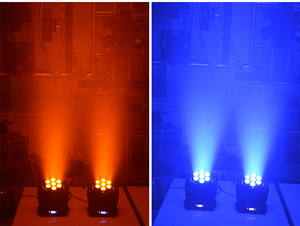 Luz de Escenario Profesional para DJ, 7x18w RGBWA+UV 6en1, Cabeza Móvil LED Wash - Product Image 4