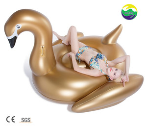 Mejor para vacaciones playa Piscina <span class=keywords><strong>de</strong></span> agua inflable gigante <span class=keywords><strong>de</strong></span> juguetes adultos Piscina <span class=keywords><strong>Flotador</strong></span> cisne <span class=keywords><strong>de</strong></span> oro fabricantes - Product Image 2