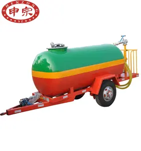 Nước tưới nước tank trailer trang trại máy kéo với tàu chở dầu trailer